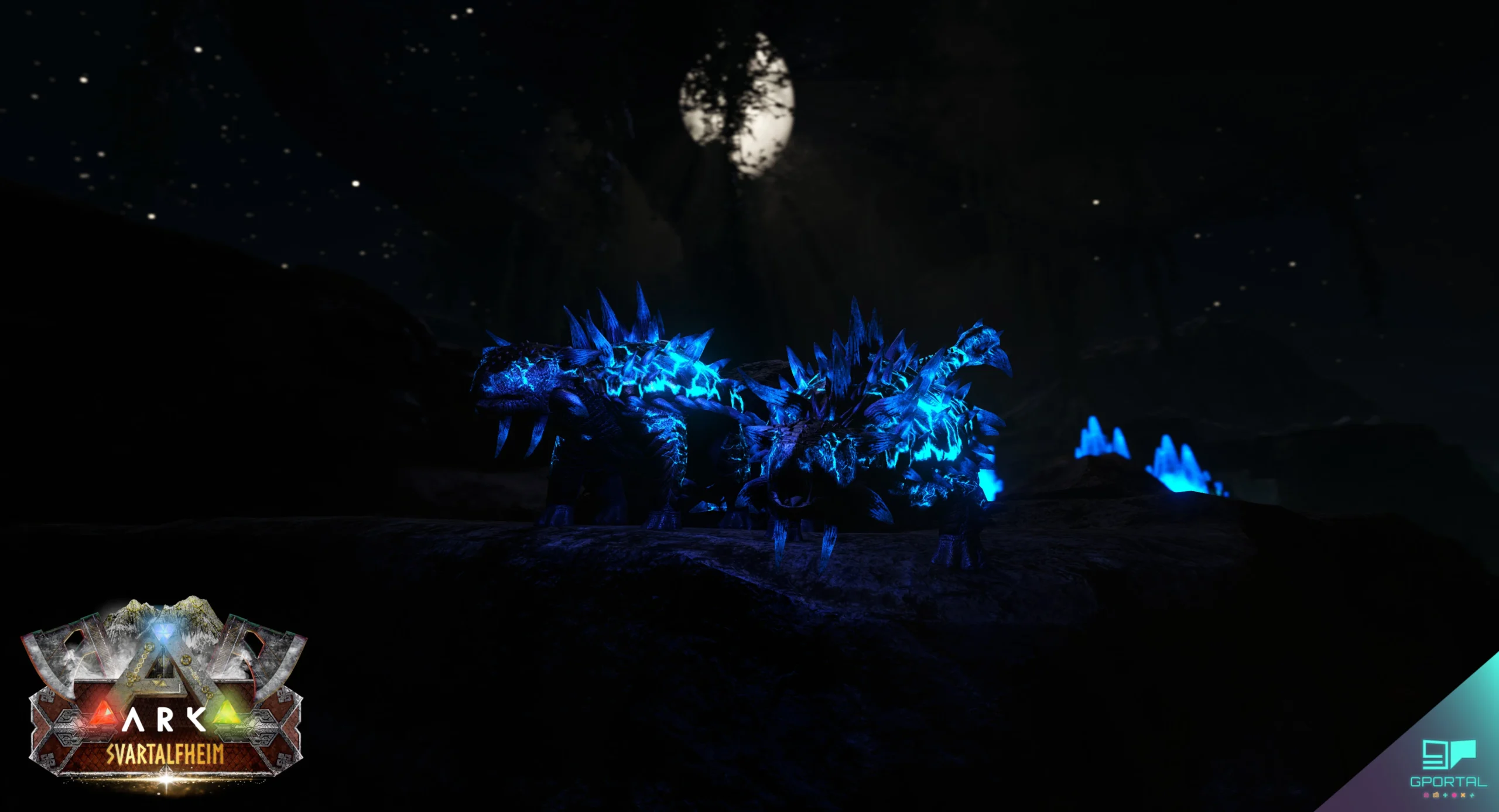 Blue glowly X-Creatures